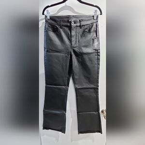 Canyon Retreat Women's Coated Black Bootcut Jean